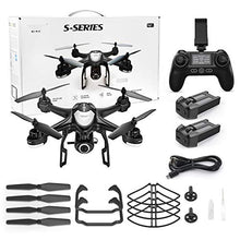 Load image into Gallery viewer, GPS FPV RC Drone with Camera Live Video and GPS Return Home Quadcopter with Adjustable Wide-Angle 720P HD WiFi Camera- Follow Me, Altitude Hold, Intelligent Battery Long Control Range by Super Joy