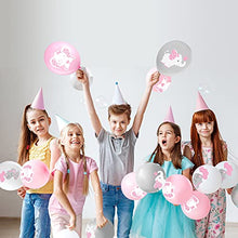 Load image into Gallery viewer, 45 Pieces 12 Inch Elephant Latex Balloon Little Peanut Baby Shower Elephant Balloon for Baby Boy Girl Elephant Animal Themed Birthday Party Supplies Indoor Outdoor Decor (Pink)