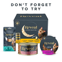 Load image into Gallery viewer, Reveal Natural Wet Cat Food, 24 Pack, Limited Ingredient Canned Wet Cat Food, Grain Free Food for Cats, Tuna Fillet with Shrimp in Broth, 2.47oz Cans