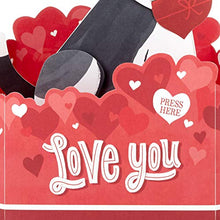 Load image into Gallery viewer, Hallmark Paper Wonder Pop Up Valentines Day Card with Sound and Motion (Dog)