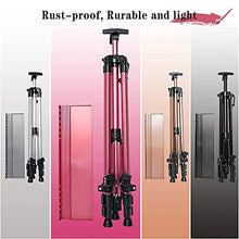 Load image into Gallery viewer, Coestai 60" Painting Easel Stand, 21"to 60"Adjustable Easel for Painting Canvases Aluminum Art Easel with Paintbrush Tray Display Stand (Rose)…