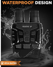 Load image into Gallery viewer, CREATIVE XP Night Vision Goggles - Standard - Digital Military Binoculars w/Infrared Lens, Tactical Gear for Hunting & Security 32GB, Black