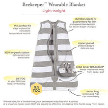 Load image into Gallery viewer, Burt's Bees Baby Unisex Baby Wearable Blanket, 100% Organic Cotton Beekeeper, Swaddle Transition Sleep Bag