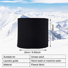 Load image into Gallery viewer, Kids Neck Warmer Gaiter Winter Fleece Snood Thermal Windproof Ski Tube Scarf for Cold Weather, Thick Face Mask for Girls&Boys Black (2 Pack)