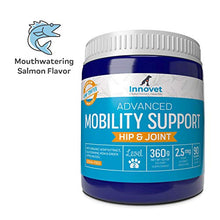 Load image into Gallery viewer, Innovet Pet Advanced Mobility Chews For Dogs – (90 Chews) Dog Treats, Hip & Joint Supplement With MSM, Green Lipped Mussel, Vitamin C & E, Glucosamine for Dogs, Organic Terpene Extract Boosts Immunity