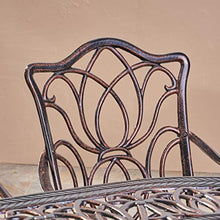 Load image into Gallery viewer, Christopher Knight Home Haitian Cast Aluminum Outdoor Dining Set, 7-Pcs Set, Copper