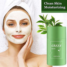 Load image into Gallery viewer, 2PCS Green Tea/Eggplant Mask,Blackhead Peel Off Mask Purifying Clay Stick Facial Mask,Face Moisturizes Oil Control,Deep Clean Pore,Improves Skin for Women Men All Skin Types