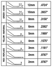 Load image into Gallery viewer, Lisle 81850 Combination Brake Lining Gauge Set,9