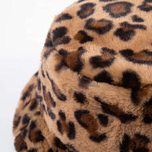 Load image into Gallery viewer, BCDlily Women Fall Winter Cloche Hats Bucket Hat Outdoor Warm Faux Fur Wool Fisherman Cap (Coffee)