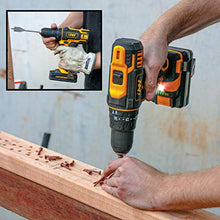 Load image into Gallery viewer, MOTORHEAD 20V ULTRA Cordless Drill Driver, Lithium-Ion, ½” Keyless Chuck, 16+1+1 Clutch, 2-Speed Transmission, Variable Speed Trigger, Built-in LED, 2Ah Battery, Charger, 22 Accessory Bits, USA-Based