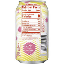 Load image into Gallery viewer, Bubly Bounce Caffeinated Sparkling Water Blood Orange Grapefruit, 12oz Cans (8 Pack), 96 Fl Oz