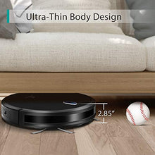 Load image into Gallery viewer, Amarey A800 Robot Vacuum, 1400PA Super Suction, 2.7inch Super Thin, 100mins Long Lasting,Self-Charging, Timing Function, Multiple Cleaning Modes, Best Robot Vacuums for Pet Hair, Hard Floor, Carpet