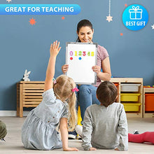 Load image into Gallery viewer, Small Dry Erase White Board, ARCOBIS 12" x 16" Magnetic Hanging Double-Sided Whiteboard for Wall, Portable Mini Easel Board for Kids Drawing, Kitchen Grocery List, Cubicle Planning Memo Board