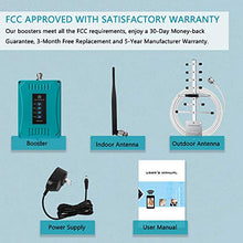 Load image into Gallery viewer, 5 Band Cell Phone Signal Booster for Home and Office - Work on All U.S. Carriers Verizon AT&T T-Mobile Sprint - Cellular Repeater Amplifier Kit for Voice Call and Data Network