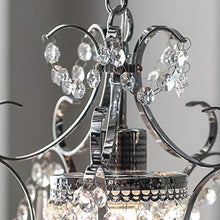 Load image into Gallery viewer, Whse of Tiffany RL4025 Jess Crystal Chandelier, 1 11" x 15", Chrome, 11"