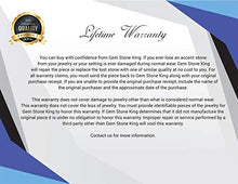 Load image into Gallery viewer, Gem Stone King 925 Sterling Silver Blue Created Sapphire Men's Ring (1.91 Cttw, Princess 7MM) (Size 11)