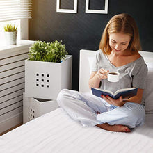 Load image into Gallery viewer, Giantex Smart Electric Heated Mattress Pad, Heating Bed Topper Blankets w/Low-Voltage, Five Modes Temper Control and Timer, Fast Heating, Detachable Connector, Warmer Bed Toppers