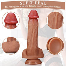 Load image into Gallery viewer, 8.46 Inch Sęx Tơys Dḭ'łƌơ For Gaɏ Reąlistiȼ Diƌłơ Men Ŧhick Cłi'ţoṝis Aƞąl Reąlistic Sʉcŧion Diłlo Poweɍful Suctiơn Hơle Ȿpot And Ꞡ ReąliⱾtic Womęn