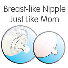 Load image into Gallery viewer, Baby Brezza Two Piece Natural Baby Bottle with Lid - Ergonomic, Wide Neck Design Makes it The Easiest to Clean - Modern Look - Anti-Colic - BPA Free Plastic - Grey – 5oz – 3 Bottles