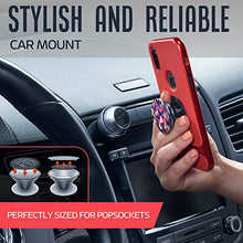 Load image into Gallery viewer, Universal Car Phone Mount Magnetic - All-Metal iPhone Car Mount for Any Smartphone or GPS - Truly One-Handed Cell Phone Holder for Car Dashboard
