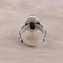 Load image into Gallery viewer, NOVICA Lapis Lazuli .925 Sterling Silver Ring, Vast Sky'