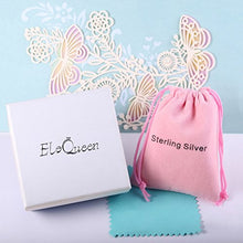 Load image into Gallery viewer, EleQueen 925 Sterling Silver CZ Courageous Heart Inspired Pendant Necklace Hook Earrings Set Vitrail Light Made with Crystals