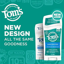 Load image into Gallery viewer, Tom's of Maine Long-Lasting Aluminum-Free Natural Deodorant for Women, Unscented, 2.25 oz. 3-Pack (Packaging May Vary)