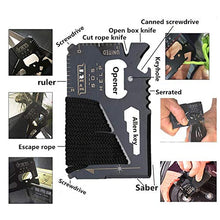 Load image into Gallery viewer, Cool & Unique Fathers Day Birthday Gifts for Him Men Husband Dad Boyfriend, Fun Gadget Mens Gifts Ideas, 11-in-1 Survival Gear Kits, EDC Emergency Tools and Everyday Carry Gear, Official Survival Kit