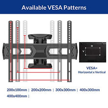 Load image into Gallery viewer, Fleximounts TV Wall Mount Bracket for Most 32-60 Inch Swivel Tilt Full Motion Articulating Long Extension LED LCD Flat Screen VESA 400x400mm