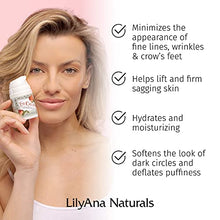 Load image into Gallery viewer, LilyAna Naturals Anti Aging Retinol Cream and Eye Cream Bundle 1.07 oz - Retinol Moisturizer for Face and Under Eye Cream for Dark Circles and Puffiness, Improve the look of Fine Lines and Wrinkles