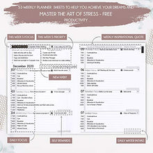 Load image into Gallery viewer, Law of Attraction Life & Goal Planner - A 12 Month Journey Creating Your Dream Life - Personal Gratitude Journal, Week Success Planner, Vision Board & Organizer + Planner Stickers