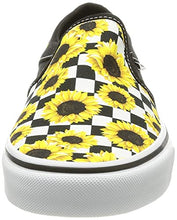 Load image into Gallery viewer, Vans Women's Low-Top Trainers Sneaker, Sunflower Checker Multi White, 8