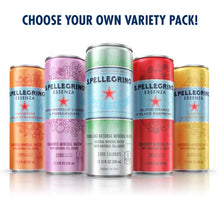 Load image into Gallery viewer, S.Pellegrino Essenza Variety Pack - Blood Orange, Dark Morello Cherry, Original (unflavored) ,11.15 Fl. Oz (Pack of 24)