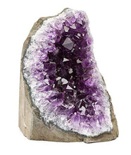 Load image into Gallery viewer, DesertUSA Uruguayan Amethyst Cut Base from Basalt (1/2 to 1 lb, Deep Purple Amethyst) Plus, Bonus Mineral Included