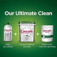 Load image into Gallery viewer, Cascade Platinum Dishwasher Pods, ActionPacs + Oxi, Dishwasher Detergent, Fresh Scent, 44 Count