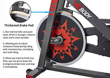 Load image into Gallery viewer, VIGBODY Exercise Bike Indoor Cycling Bicycle Stationary Bikes Cardio Workout Machine Upright Bike Belt Drive Home Gym