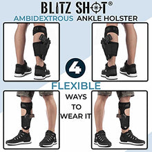 Load image into Gallery viewer, Ankle Holster for Concealed Carry – Secured and Comfortable – Enhanced Version – Ankle Holster for Glock 43 42 36 26 19, M&P Shield Bodyguard, Ruger LCP LC9, Sig Sauer