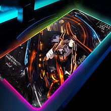 Load image into Gallery viewer, Gaming Mouse Pads Anime Solo Leveling Large Size RGB Mouse Pad Art Rubber PC Computer Gaming Mousepad Desk Mat Locking Edge for CS GO,300X800mm