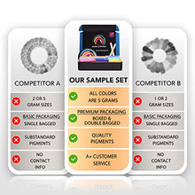 Load image into Gallery viewer, Eye Candy Pigments Ghost Interference Mica Pigment Powder Set - Mica Powder for Epoxy Resin Art - Woodworking - Epoxy Resin - Bath Bombs - Pigment Powder Variety Pack - 75g - Non-Toxic - Skin Safe