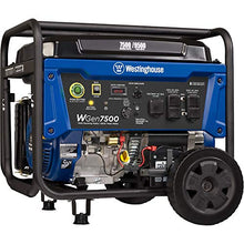 Load image into Gallery viewer, Westinghouse WGen7500 Portable Generator with Remote Electric Start - 7500 Rated Watts & 9500 Peak Watts & Champion 25-Foot 30-Amp 250-Volt Generator Power Cord for Manual Transfer Switch