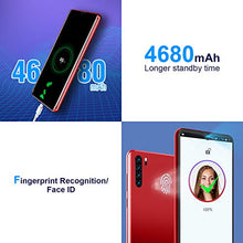 Load image into Gallery viewer, Unlocked Cell Phones, Blackview A80Pro 4GB+64GB Unlocked Smartphone, Android 10, 6.49 inches Mobile Phone, 13MP+8MP, 4680mAh 4G Dual SIM Unlocked Phones, Fingerprint/Face ID for AT&T T-Mobile Phones