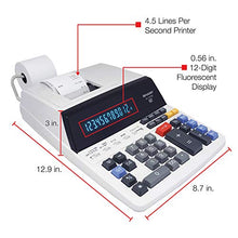 Load image into Gallery viewer, Sharp EL-1197PIII Heavy Duty Color Printing Calculator with Clock and Calendar