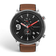 Load image into Gallery viewer, Amazfit GTR Smartwatch, Smart Notifications, 1.39” AMOLED Display, 24/7 Heart Rate Monitor, 24-Day Battery Life, 12-Sport Modes (47mm, GPS, Bluetooth), Stainless Steel