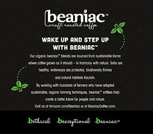 Load image into Gallery viewer, beaniac Organic Down Time Decaffeinated Medium Roast, Single Serve Coffee Pods, Arabica Coffee, Plant-Based, 30 Count