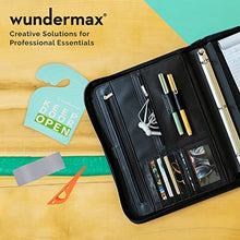 Load image into Gallery viewer, Wundermax Door Stoppers - Rubber Security Wedge for Bottom of Door on Carpet, Concrete, Tile, Linoleum & Wood - Heavy Duty Door Stop - Home Improvement - 3 Pack - Red