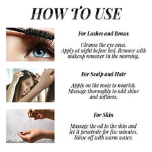 Load image into Gallery viewer, Ardell 100% Pure Castor Oil Eyelash Growth Enhancer & Brow Serum Kit, Hexane Free 1 Oz. Bottle, with FREE 0.33 Oz. Travel size