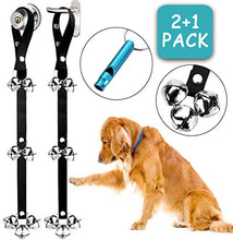 Load image into Gallery viewer, 2 Pack Dog Doorbells Premium Quality Training Potty Great Dog Bells Adjustable Door Bell Dog Bells for Potty Training Your Puppy The Easy Way - Premium Quality - 7 Extra Large Loud 1.4 DoorBells