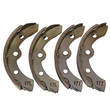 Load image into Gallery viewer, Golf Cart Brake Shoes for Club Car DS 1995-up and All Club Car Precedent Golf Cart, OEM# 1018232-01 (2 Short, 2 Long)