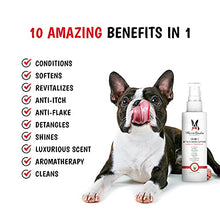 Load image into Gallery viewer, Warren London - 10-in-1 After Bath Dog Spray, Dog Leave in Conditioner and Detangler Spray, Pet Grooming Spray with Aloe Vera, Silk Amino Acids and Green Tea Extract - 4oz