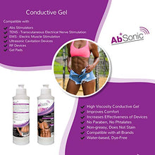 Load image into Gallery viewer, Absonic - Conductive Gel for Abs Stimulators, Muscle Stimulation, NuFace & Cavitation & Ultrasonic Slimming Devices - 2 x 250 ml (2 x 8.5 oz) - Paraben-Free